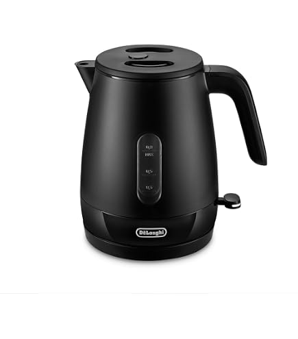 デロンギ　電気ケトル　 エクレティカ　ブラック Amazon | デロンギ 電気ケトル アクティブ 0.8L 転倒時湯もれ軽減構造